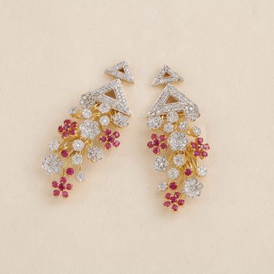 GB365 Diamond Ruby Earring