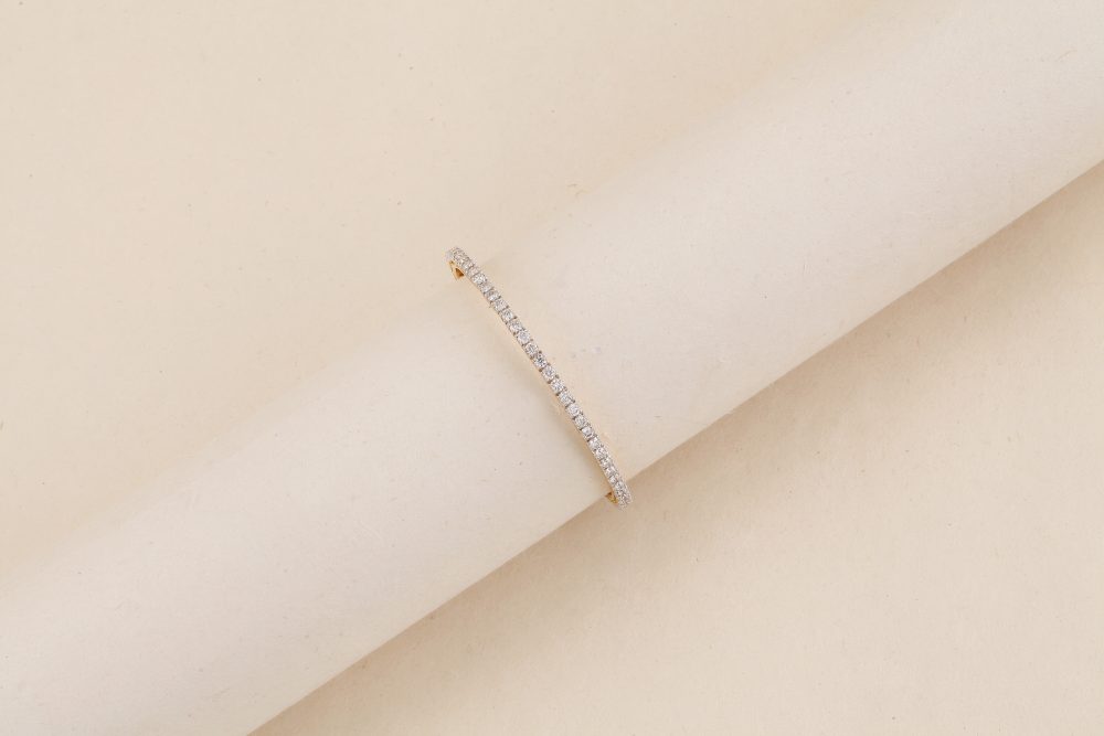 H597 Diamond Bangle