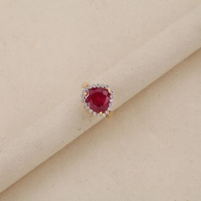 K953 Diamond Ruby Ring