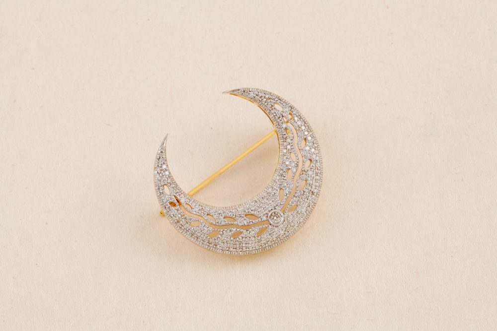 N1727 Diamond Brooch