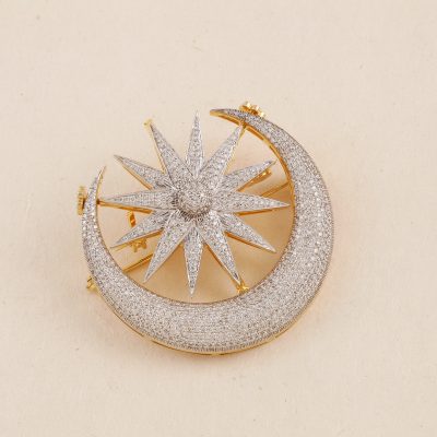 N3996 4 in 1 Diamond Brooch