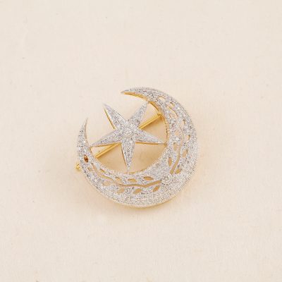 N4028 Diamond Brooch