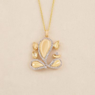 O1459 Diamond Ganesh Pendent