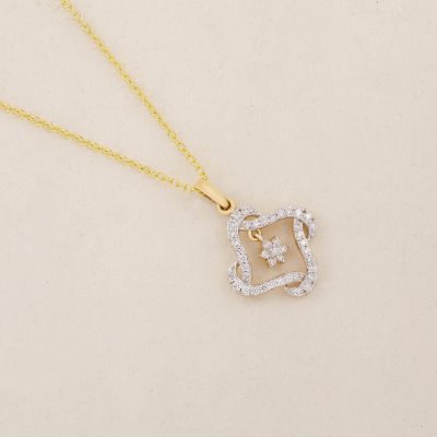 P1418 Diamond Pendent