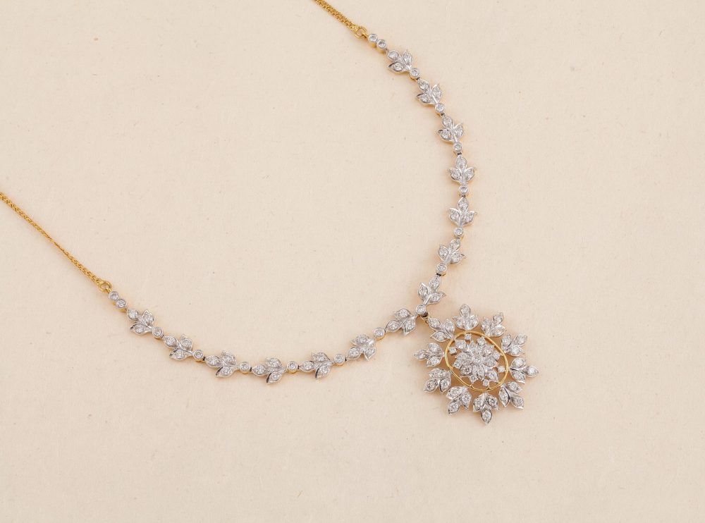 I1188 2 in 1 Diamond Necklace