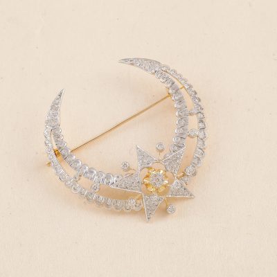 N3558 Diamond Brooch