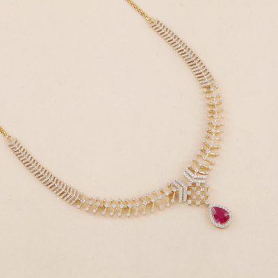 GC1082 Diamond Ruby Necklace