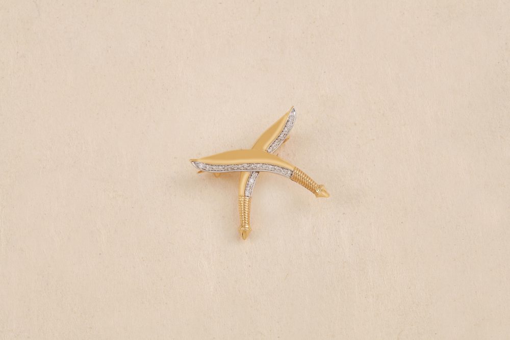 GC1097 Diamond Brooch