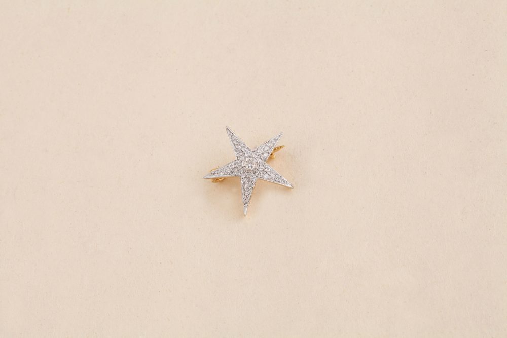 GC1100 Diamond Brooch