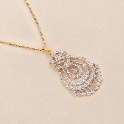 L1724 2 in 1 Diamond Pendent
