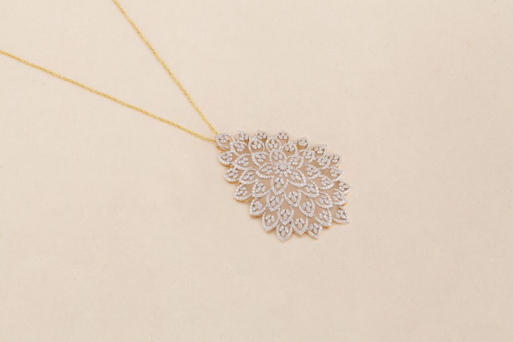 GC1483 2 in 1 Diamond Pendent