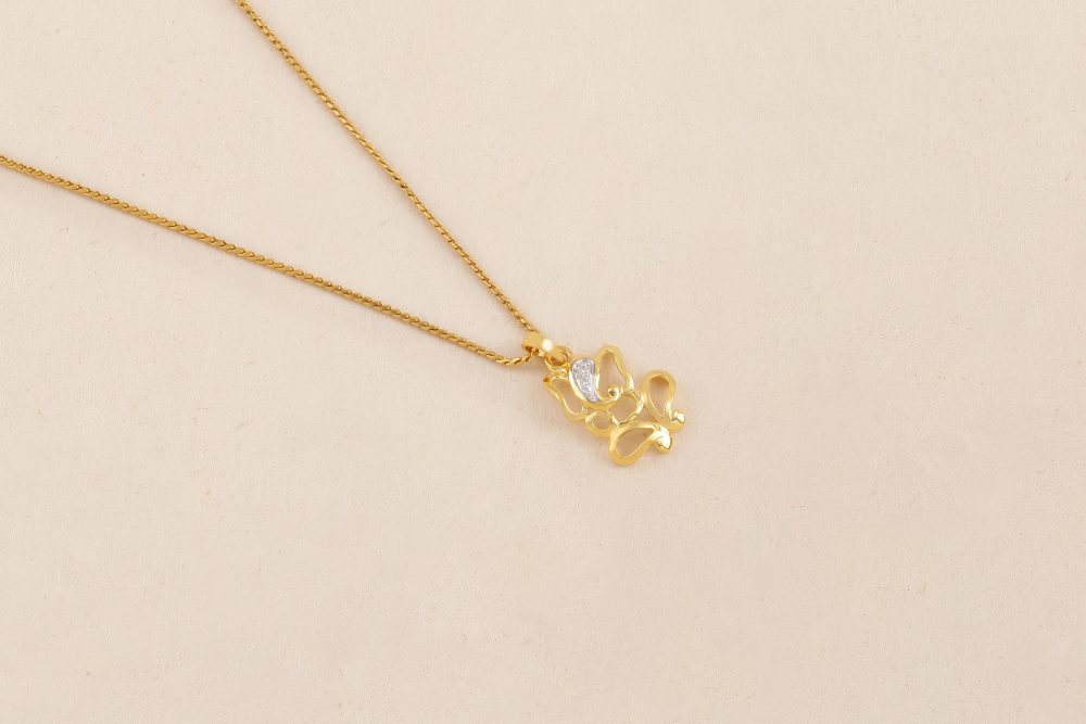 ND531 Diamond Ganesh Pendent